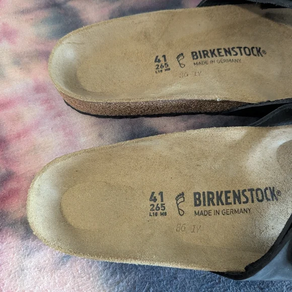 Birkenstock Madrid Big Buckle Sandals - Black EU 41/ L 10/ M 8 - Picture 6 of 9